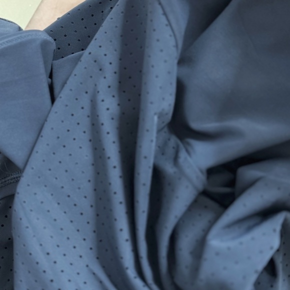 NWT Sweaty Betty Explorer Ace Dress Navy Midi Ruffle Hem Hi Low Blue Sleeveless - Picture 8 of 12